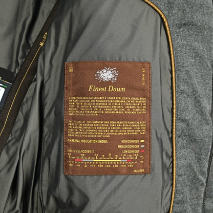 MOORER "AGON - URL" 異素材コンビ スタンドカラーダウンジャケット｜420339 - 46｜GUARDAROBA MILANO OFFICIAL STORE