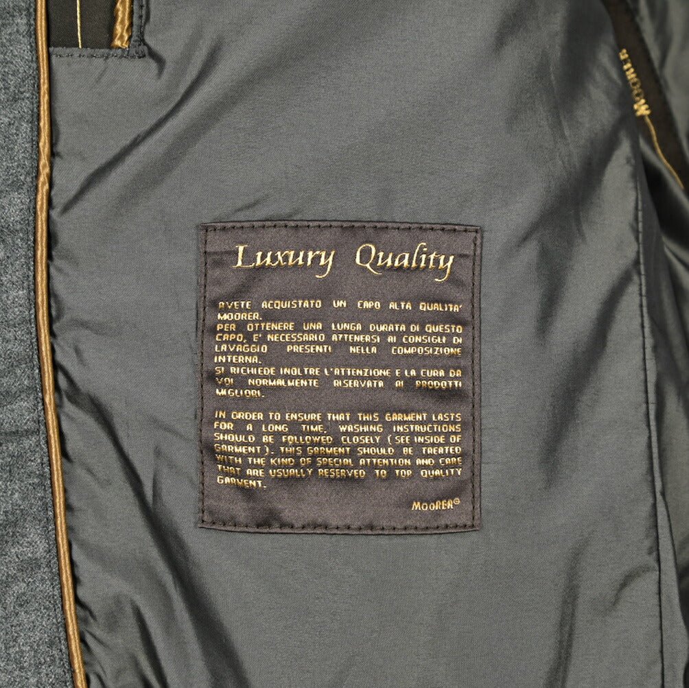 MOORER "AGON - URL" 異素材コンビ スタンドカラーダウンジャケット｜420339 - 46｜GUARDAROBA MILANO OFFICIAL STORE