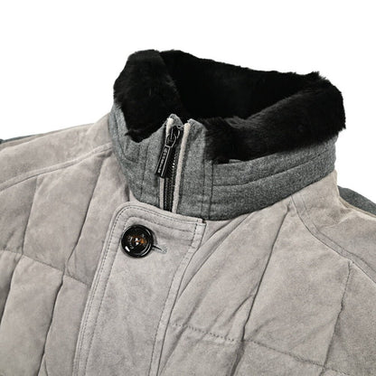 MOORER "AGON - URL" 異素材コンビ スタンドカラーダウンジャケット｜420339 - 46｜GUARDAROBA MILANO OFFICIAL STORE