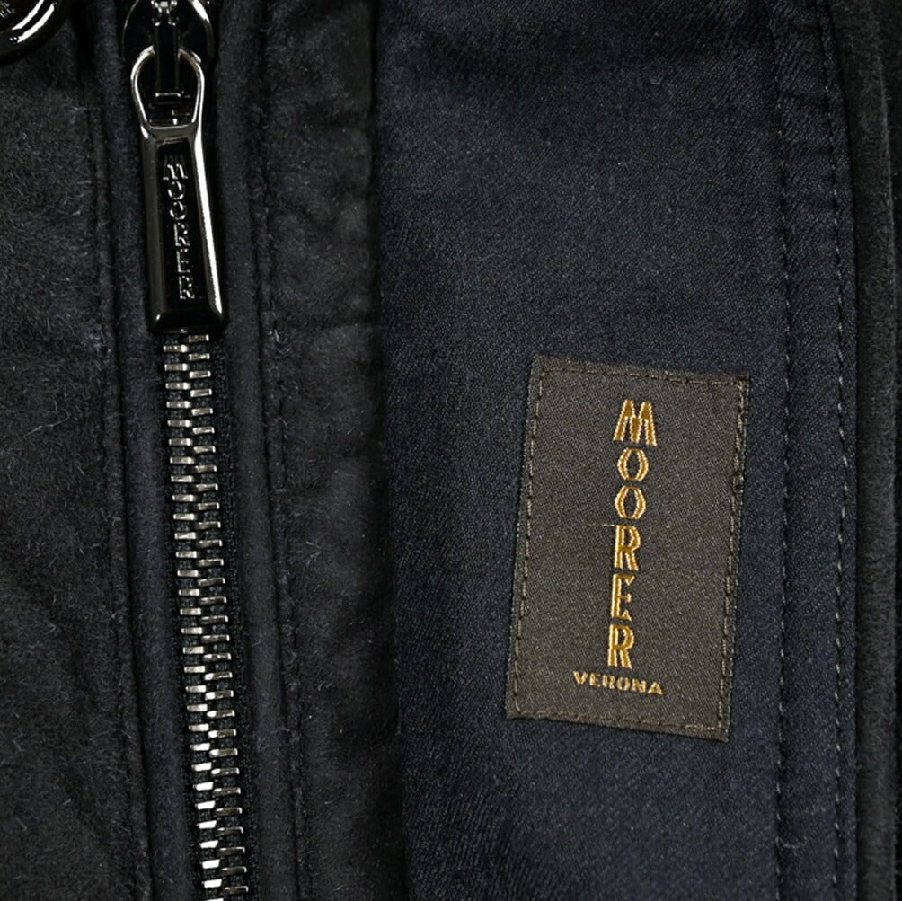 MOORER "AGON - URL" 異素材コンビ スタンドカラーダウンジャケット｜420341｜GUARDAROBA MILANO OFFICIAL STORE