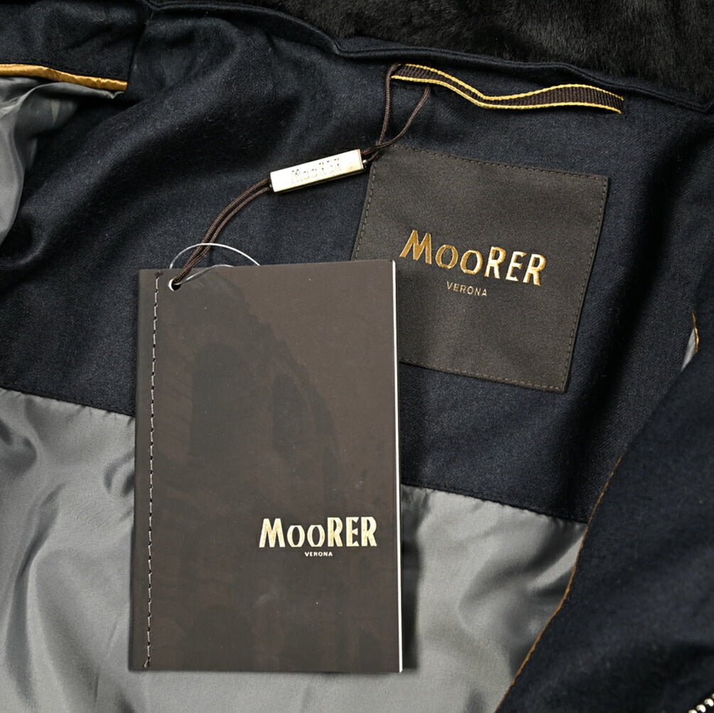 MOORER "AGON - URL" 異素材コンビ スタンドカラーダウンジャケット｜420341｜GUARDAROBA MILANO OFFICIAL STORE
