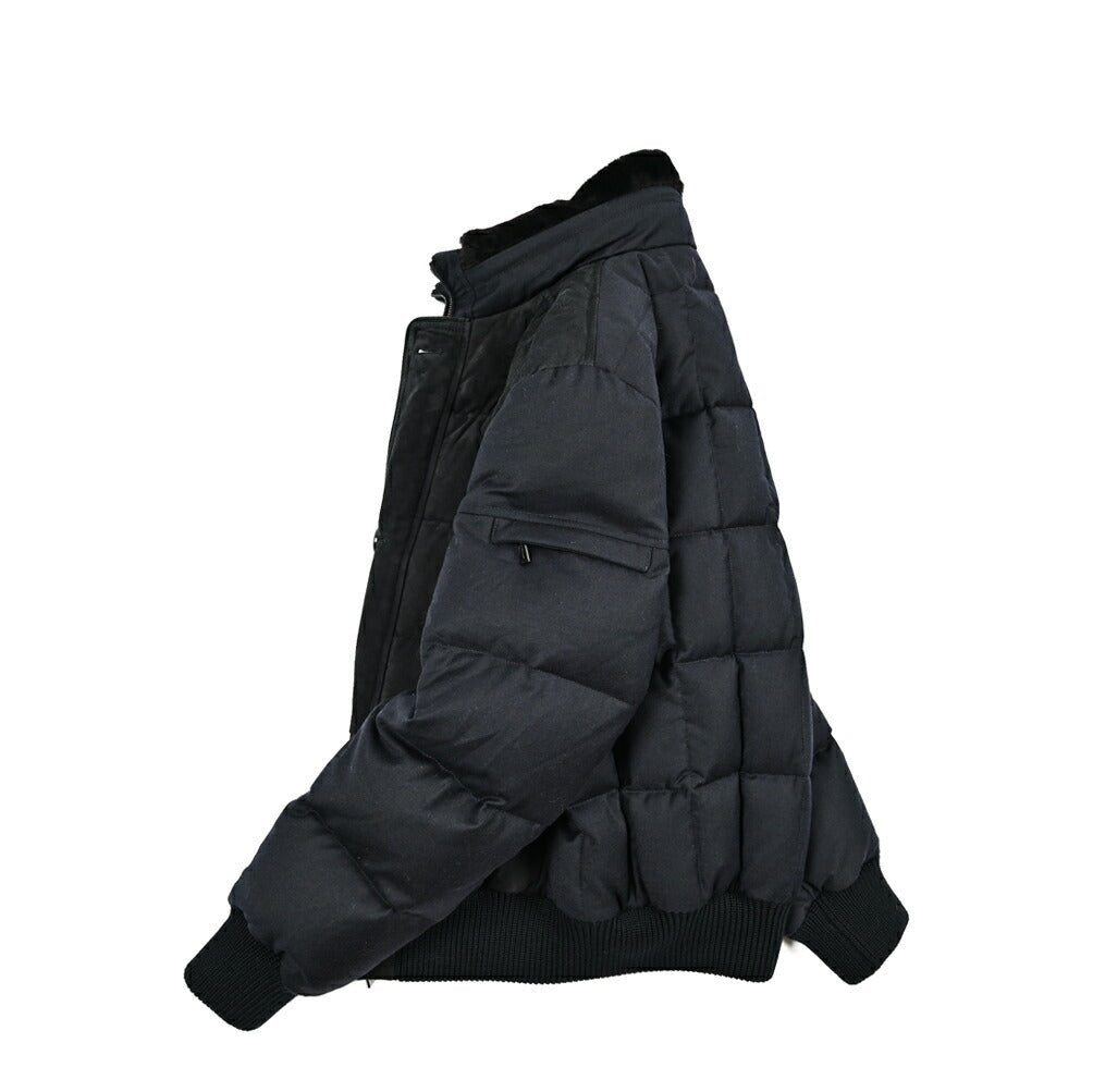 MOORER "AGON - URL" 異素材コンビ スタンドカラーダウンジャケット｜420341｜GUARDAROBA MILANO OFFICIAL STORE