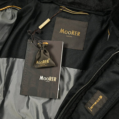 MOORER "AGON - URL" 異素材コンビ スタンドカラーダウンジャケット｜420342｜GUARDAROBA MILANO OFFICIAL STORE