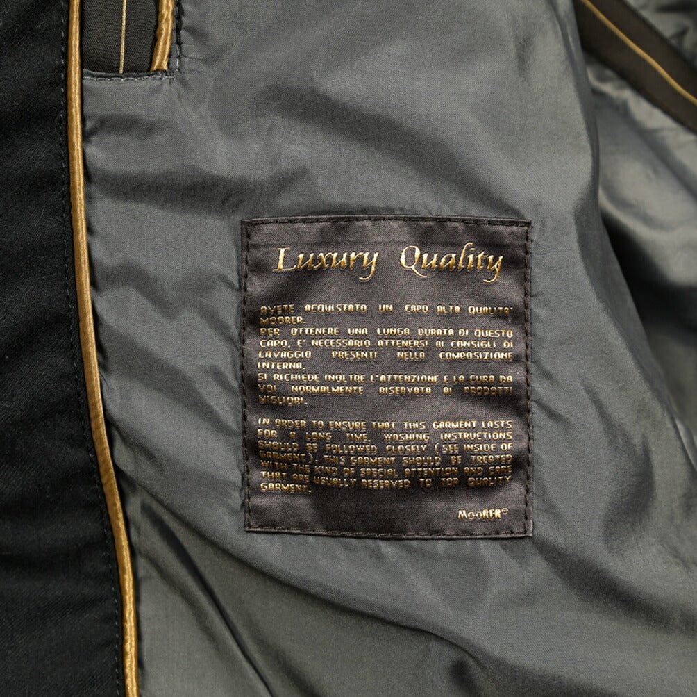 MOORER "AGON - URL" 異素材コンビ スタンドカラーダウンジャケット｜420342｜GUARDAROBA MILANO OFFICIAL STORE