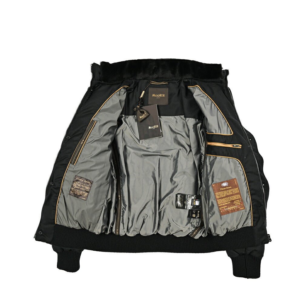 MOORER "AGON - URL" 異素材コンビ スタンドカラーダウンジャケット｜420342｜GUARDAROBA MILANO OFFICIAL STORE