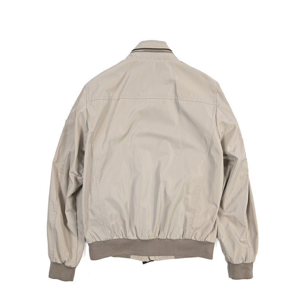 MOORER “AIDEN-WCO” ポリエステル100% 軽撥水スタンドカラーボンバージャケット ベージュ(STONE) 48 | GUARDAROBA MILANO OFFICIAL STORE