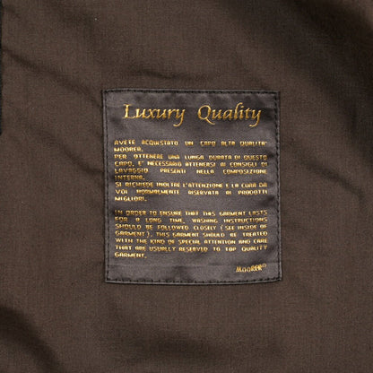 MOORER “AIDEN-WCO” コットン混ポリエステル スタンドカラーブルゾン ネイビー(BLU) 48 | GUARDAROBA MILANO OFFICIAL STORE