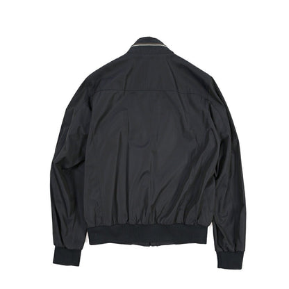 MOORER “AIDEN-WCO” コットン混ポリエステル スタンドカラーブルゾン ネイビー(BLU) 48 | GUARDAROBA MILANO OFFICIAL STORE