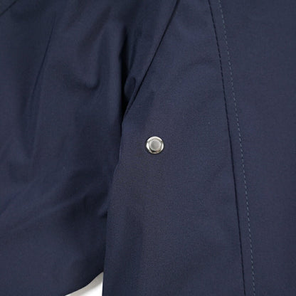 MOORER “ALBERTI-KN” 2軸方向ストレッチナイロン スタンドカラーボンバージャケット / ACQUA RESISTANT (撥水) ネイビー(INDACO) 48 | GUARDAROBA MILANO OFFICIAL STORE