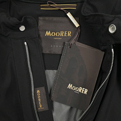 MOORER ALBERTI - KN ストレッチナイロン ダブルジップボンバージャケット / ACQUA RESISTANT(撥水)｜435935-48｜GUARDAROBA MILANO OFFICIAL STORE