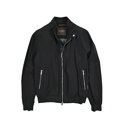 MOORER ALBERTI - KN ストレッチナイロン ダブルジップボンバージャケット / ACQUA RESISTANT(撥水)｜435935-48｜GUARDAROBA MILANO OFFICIAL STORE