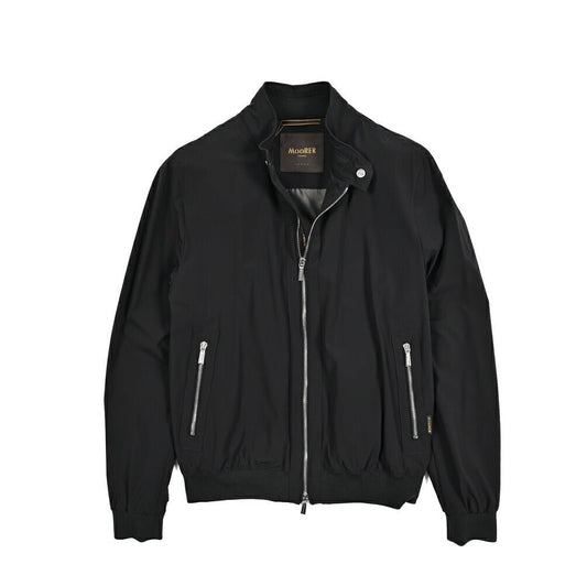 MOORER ALBERTI - KN ストレッチナイロン ダブルジップボンバージャケット / ACQUA RESISTANT(撥水)｜435935-48｜GUARDAROBA MILANO OFFICIAL STORE