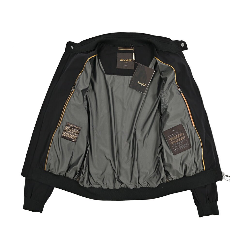MOORER ALBERTI - KN ストレッチナイロン ダブルジップボンバージャケット / ACQUA RESISTANT(撥水)｜435935-48｜GUARDAROBA MILANO OFFICIAL STORE
