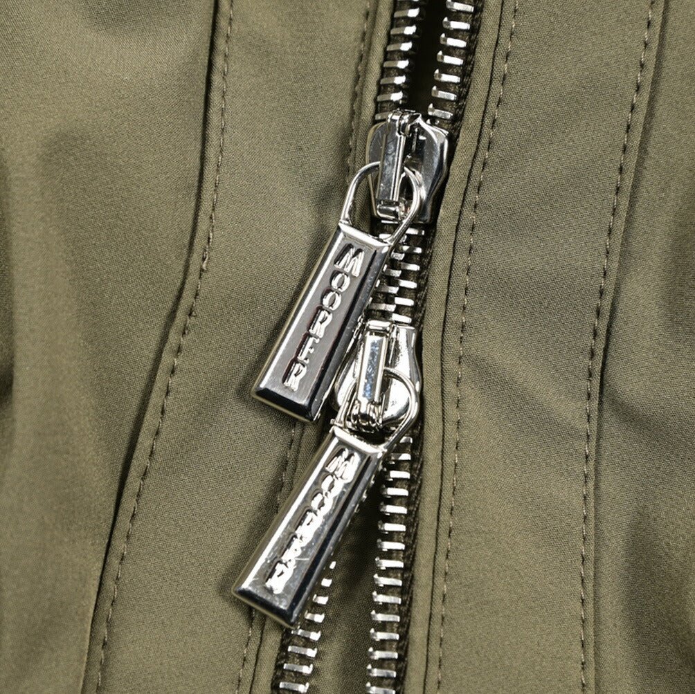 MOORER ALBERTI - KN ストレッチナイロン ダブルジップボンバージャケット / ACQUA RESISTANT(撥水)｜435941｜GUARDAROBA MILANO OFFICIAL STORE