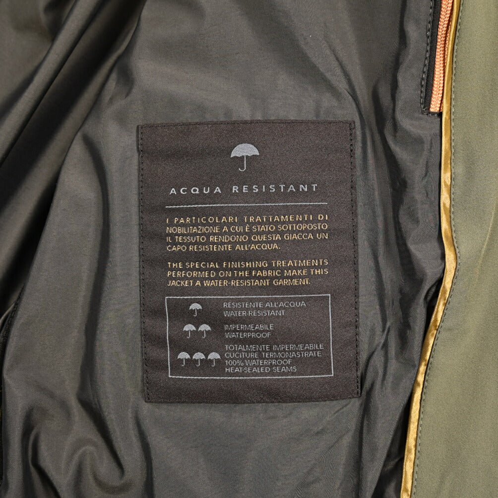 MOORER ALBERTI - KN ストレッチナイロン ダブルジップボンバージャケット / ACQUA RESISTANT(撥水)｜435941｜GUARDAROBA MILANO OFFICIAL STORE