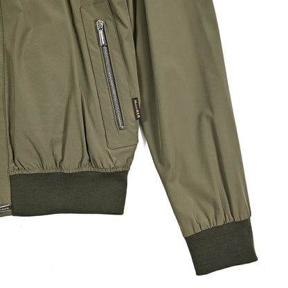 MOORER ALBERTI - KN ストレッチナイロン ダブルジップボンバージャケット / ACQUA RESISTANT(撥水)｜435941｜GUARDAROBA MILANO OFFICIAL STORE