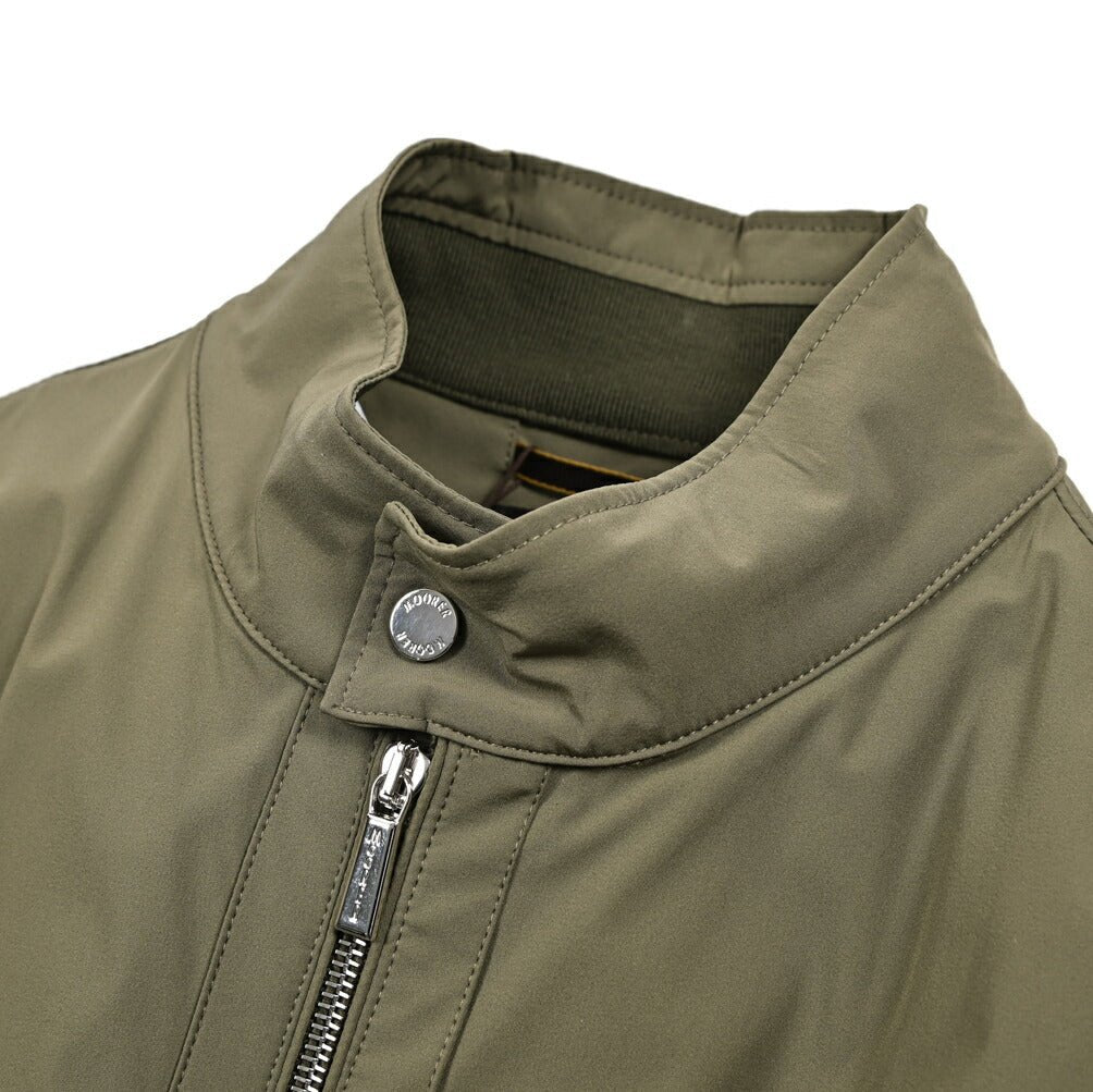 MOORER ALBERTI - KN ストレッチナイロン ダブルジップボンバージャケット / ACQUA RESISTANT(撥水)｜435941｜GUARDAROBA MILANO OFFICIAL STORE