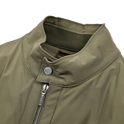 MOORER ALBERTI - KN ストレッチナイロン ダブルジップボンバージャケット / ACQUA RESISTANT(撥水)｜435941｜GUARDAROBA MILANO OFFICIAL STORE