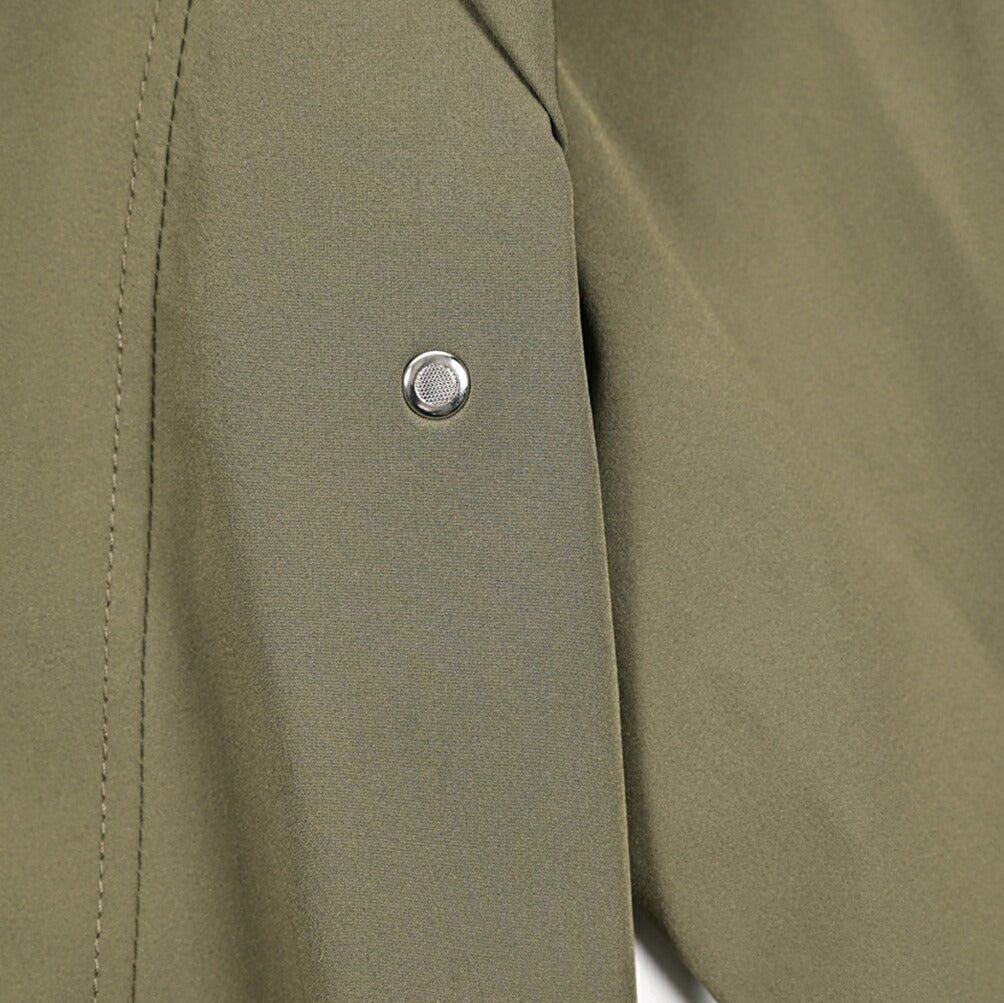 MOORER ALBERTI - KN ストレッチナイロン ダブルジップボンバージャケット / ACQUA RESISTANT(撥水)｜435941｜GUARDAROBA MILANO OFFICIAL STORE