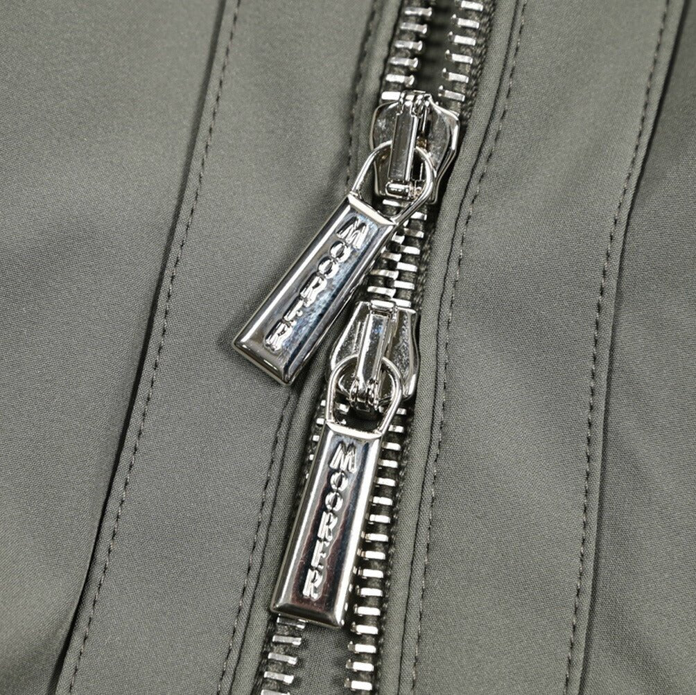 MOORER ALBERTI - KN ストレッチナイロン シングルライダースジャケット / ACQUA RESISTANT(撥水)｜436045｜GUARDAROBA MILANO OFFICIAL STORE