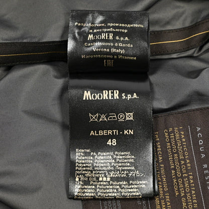 MOORER ALBERTI - KN ストレッチナイロン シングルライダースジャケット / ACQUA RESISTANT(撥水)｜436045｜GUARDAROBA MILANO OFFICIAL STORE