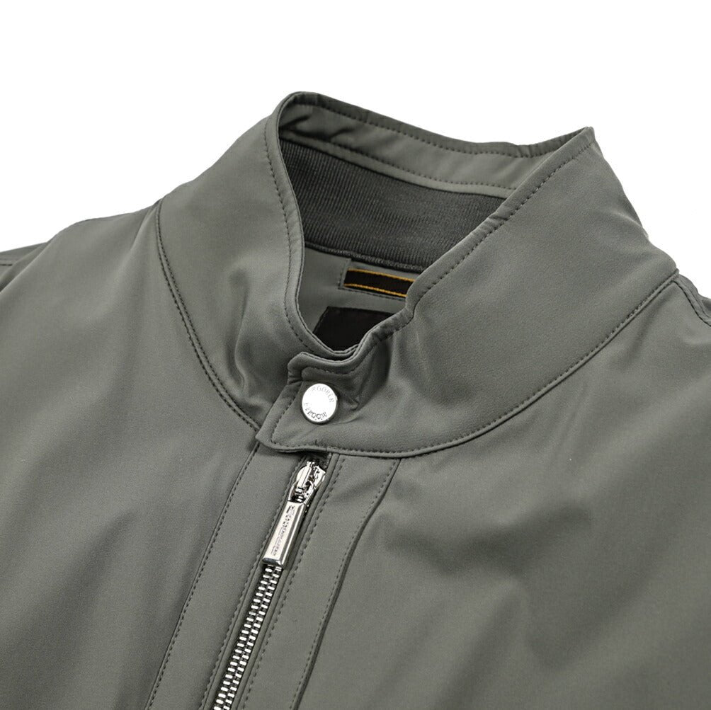 MOORER ALBERTI - KN ストレッチナイロン シングルライダースジャケット / ACQUA RESISTANT(撥水)｜436045｜GUARDAROBA MILANO OFFICIAL STORE