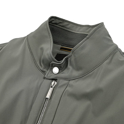 MOORER ALBERTI - KN ストレッチナイロン シングルライダースジャケット / ACQUA RESISTANT(撥水)｜436045｜GUARDAROBA MILANO OFFICIAL STORE