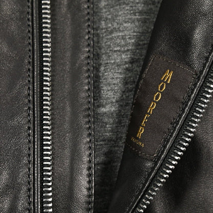 MOORER ALBERTI - PE シングルライダースレザージャケット｜436040｜GUARDAROBA MILANO OFFICIAL STORE