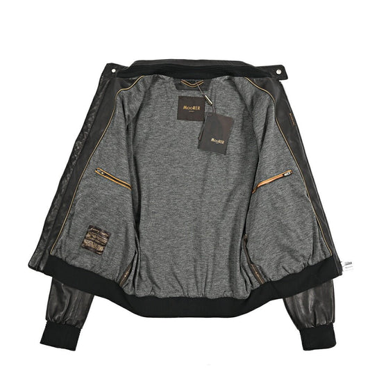 MOORER ALBERTI - PE シングルライダースレザージャケット｜436040｜GUARDAROBA MILANO OFFICIAL STORE