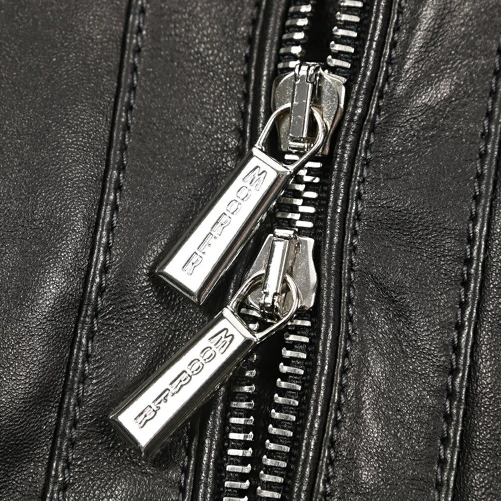MOORER ALBERTI - PE シングルライダースレザージャケット｜436040｜GUARDAROBA MILANO OFFICIAL STORE