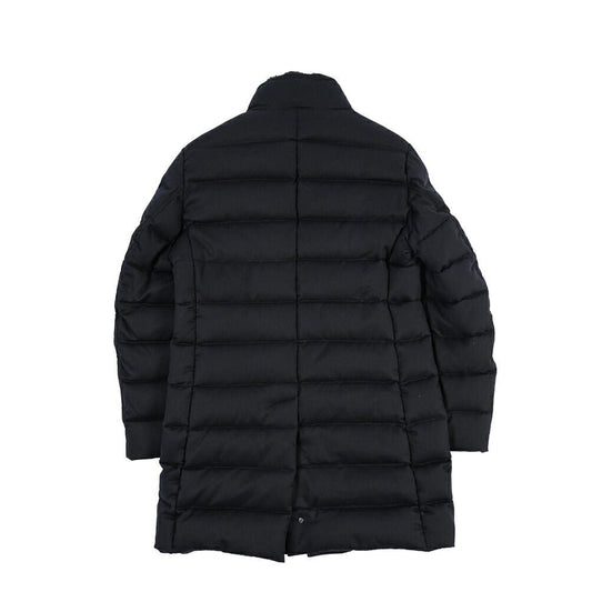 MOORER “ALFIERI-FUR-IL” カシミヤ100% ファー付きスタンドカラーダウンコート ネイビー(BLU SCURO) 50 | GUARDAROBA MILANO OFFICIAL STORE
