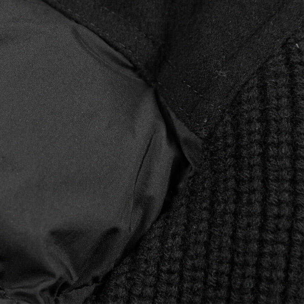MOORER “ALLORI-LSM” カシミヤ混ウール フード付きダウンジャケット ブラック(NERO) 46 | GUARDAROBA MILANO OFFICIAL STORE