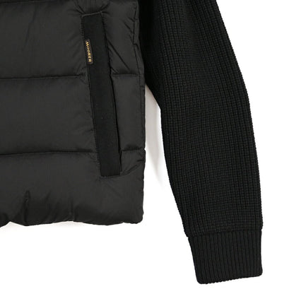MOORER “ALLORI-LSM” カシミヤ混ウール フード付きダウンジャケット ブラック(NERO) 46 | GUARDAROBA MILANO OFFICIAL STORE