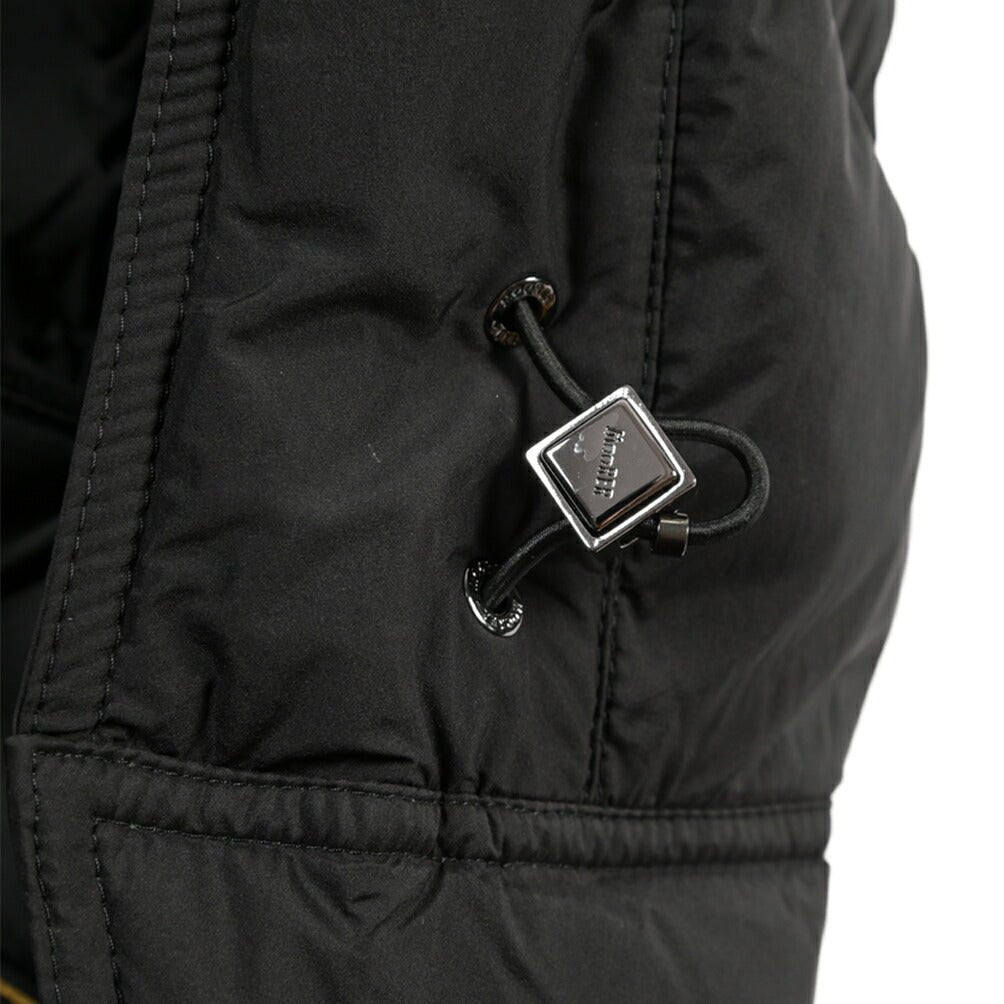 MOORER “ALLORI-LSM” カシミヤ混ウール フード付きダウンジャケット ブラック(NERO) 46 | GUARDAROBA MILANO OFFICIAL STORE