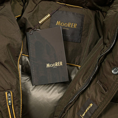 MOORER "ALPES - 4DM" ナイロン100% ファーフード付きダウンジャケット / ACQUA PROOF (防水)｜420368 - 46｜GUARDAROBA MILANO OFFICIAL STORE