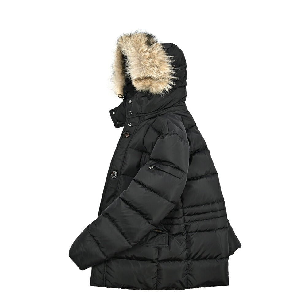 MOORER "ALPES - AMC" ナイロン100% ファーフード付きダウンジャケット｜420442｜GUARDAROBA MILANO OFFICIAL STORE