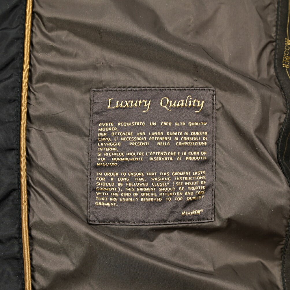 MOORER "ALPES - AMC" ナイロン100% ファーフード付きダウンジャケット｜420442｜GUARDAROBA MILANO OFFICIAL STORE