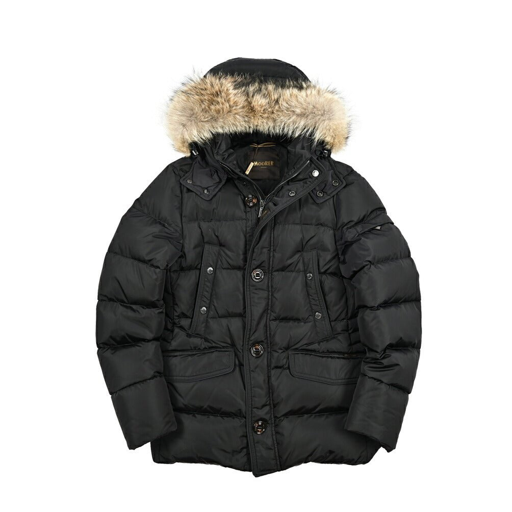 MOORER "ALPES - AMC" ナイロン100% ファーフード付きダウンジャケット｜420442｜GUARDAROBA MILANO OFFICIAL STORE