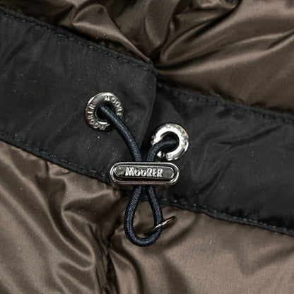 MOORER "ALPES - AMC" ナイロン100% ファーフード付きダウンジャケット｜420442｜GUARDAROBA MILANO OFFICIAL STORE