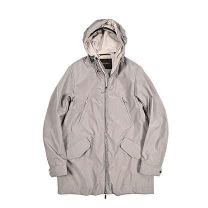 MOORER ALVIN - STP ポリエステル100% フード付きコート / ACQUA PROOF(防水)｜435905-50｜GUARDAROBA MILANO OFFICIAL STORE