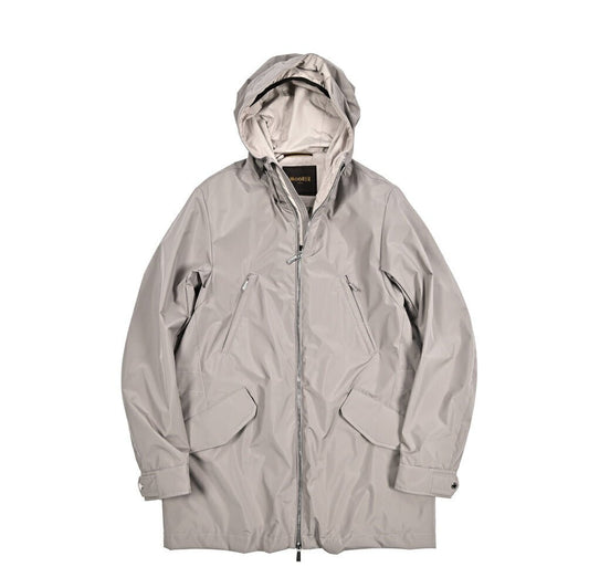 MOORER ALVIN - STP ポリエステル100% フード付きコート / ACQUA PROOF(防水)｜435905-50｜GUARDAROBA MILANO OFFICIAL STORE