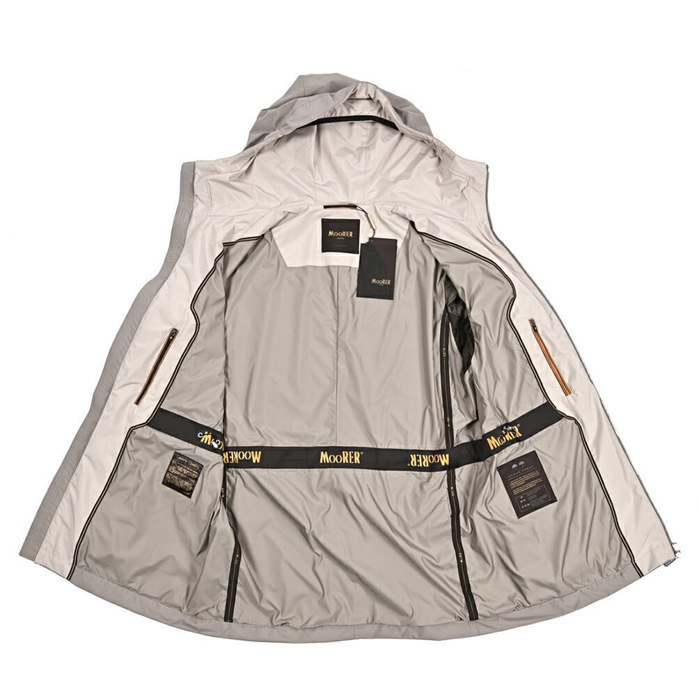 MOORER ALVIN - STP ポリエステル100% フード付きコート / ACQUA PROOF(防水)｜435905-50｜GUARDAROBA MILANO OFFICIAL STORE