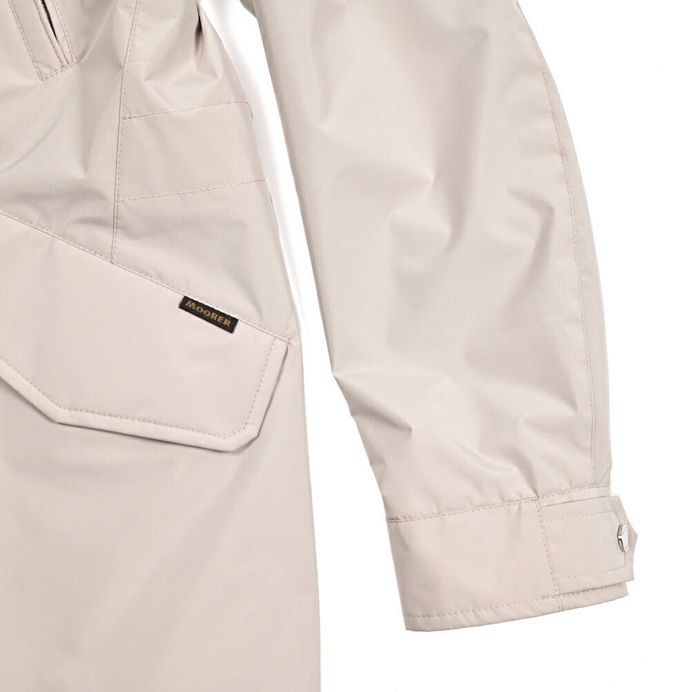 MOORER ALVIN - STP ポリエステル100% フード付きジップアップコート / ACQUA PROOF(防水)｜436838｜GUARDAROBA MILANO OFFICIAL STORE