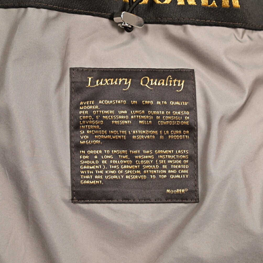 MOORER ALVIN - STP ポリエステル100% フード付きジップアップコート / ACQUA PROOF(防水)｜436838｜GUARDAROBA MILANO OFFICIAL STORE