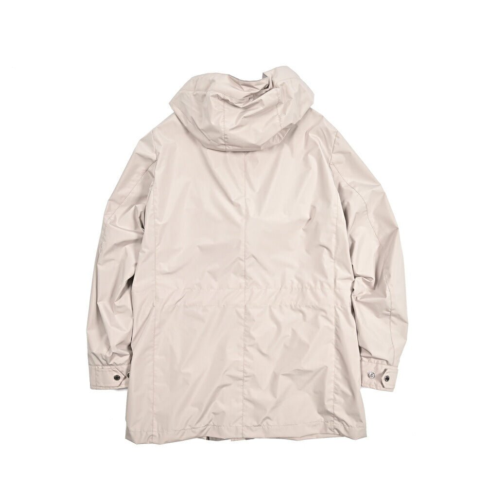 MOORER ALVIN - STP ポリエステル100% フード付きジップアップコート / ACQUA PROOF(防水)｜436838｜GUARDAROBA MILANO OFFICIAL STORE