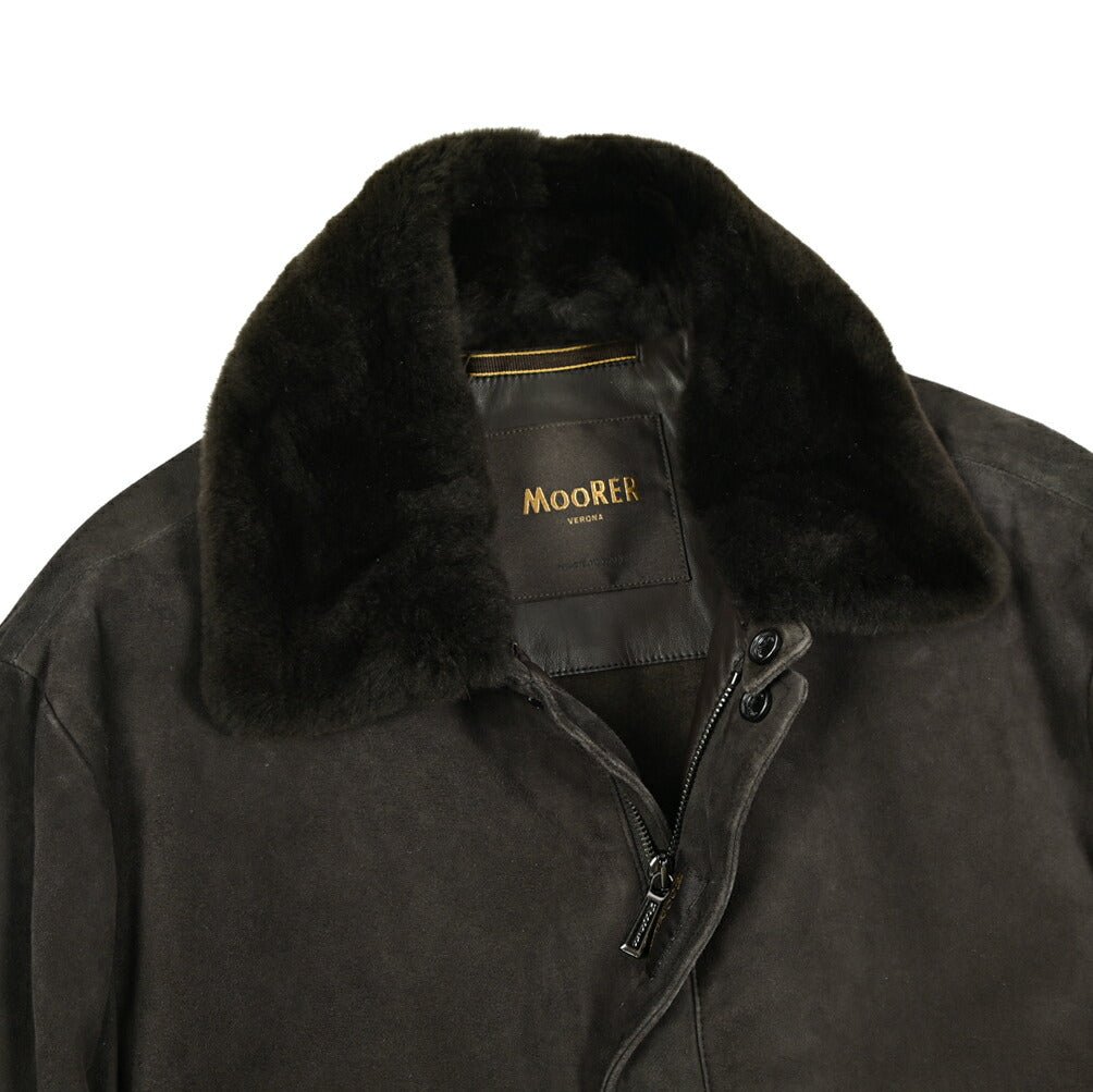 MOORER "ANFOSSI - UR" スエードレザー 中綿フライトジャケット｜420485｜GUARDAROBA MILANO OFFICIAL STORE