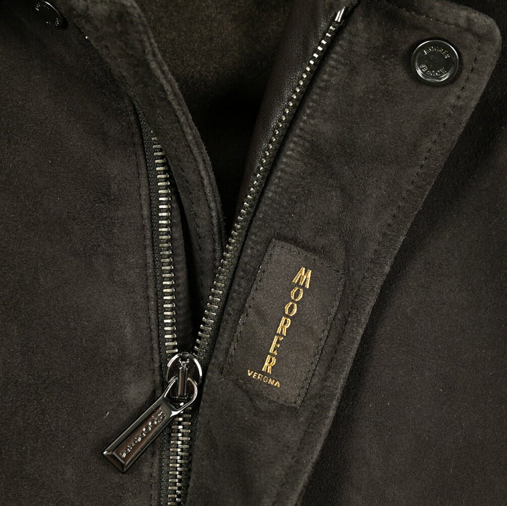 MOORER "ANFOSSI - UR" スエードレザー 中綿フライトジャケット｜420485｜GUARDAROBA MILANO OFFICIAL STORE