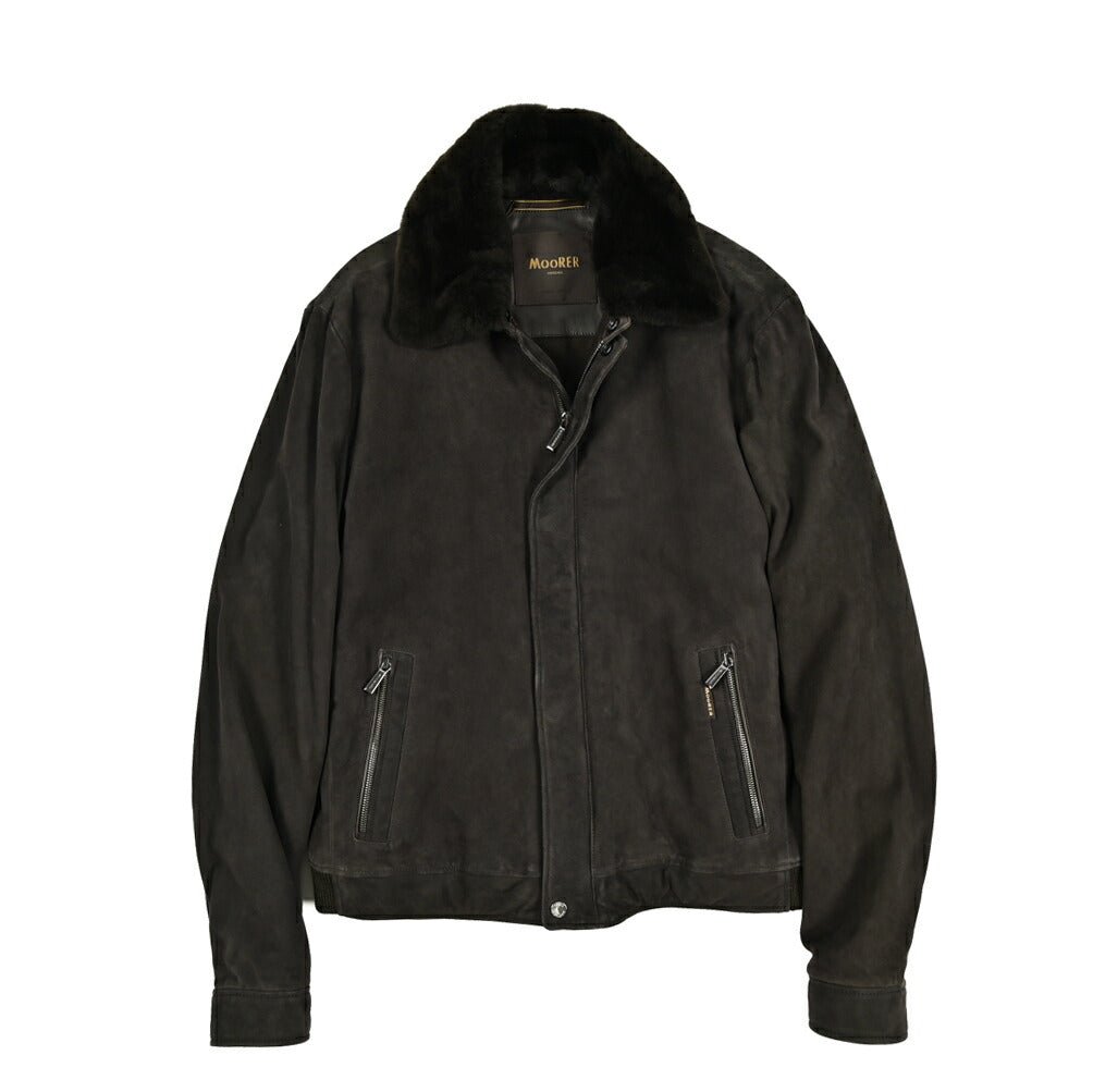 MOORER "ANFOSSI - UR" スエードレザー 中綿フライトジャケット｜420485｜GUARDAROBA MILANO OFFICIAL STORE