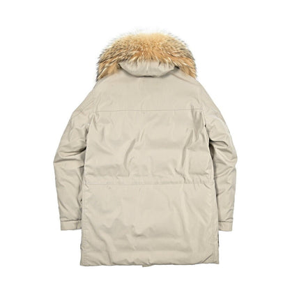 MOORER "ARISTOTELE - WCO" コットン混ポリエステル ファーフード付きダウンコート｜420285 - 44｜GUARDAROBA MILANO OFFICIAL STORE