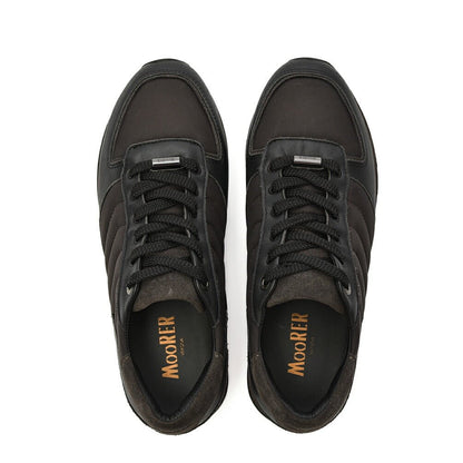 MOORER BALBO - NPP スエードレザーコンビネーションスニーカー｜420270 - 39｜GUARDAROBA MILANO OFFICIAL STORE